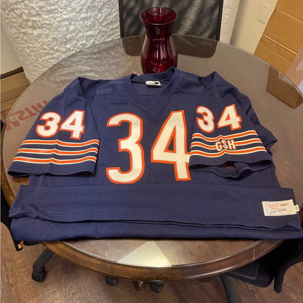 WALTER PAYTON #34 Blue sewn Jersey (54)